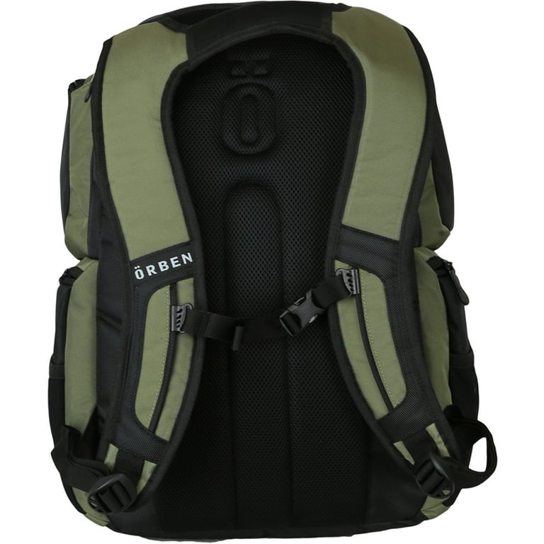 ORBEN 20 Cargo Laptop Backpack Unisex School Business Travel Bag Fits 15 Laptop on separate zipper compartment Olive Green