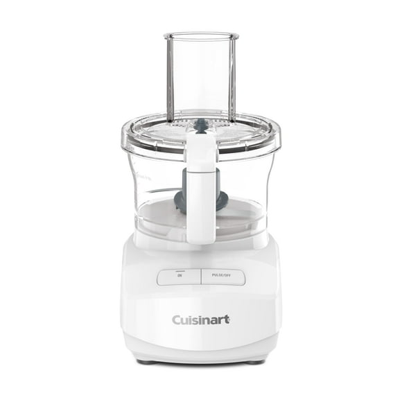 Procesador de alimentos Cuisinart, diseño elegante de 7 tazas, blanco con cuchilla