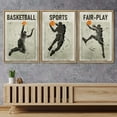 thumbnail image 3 of wall26 Framed Canvas Print Wall Art Set Graffiti Street Basketball Player Slam Dunk Sports &amp; Fitness Athletes Digital Art Pop Art Modern Portrait for Living Room, Bedroom, Office - 16"x24&qu, 3 of 5