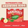 thumbnail image 6 of Danimals Smoothie Strawberry Banana Low Fat Dairy Drink Smoothie Bottles Multi-Pack, 3.1 fl oz, 6 Count​, 6 of 16