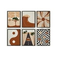 thumbnail image 5 of Haus and Hues Boho Wall Art Decor - Set of 6 Mid Century Modern Wall Decor, Boho Posters Gallery Wall Art, Minimalist Wall Art, Boho Art Wall Decor Rustic Wall Art Set, Vintage Poster (Unframed 11x14), 5 of 6