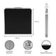 thumbnail image 3 of Mesa Plegable Tipo Portafolio CJR 1.20 M Con 4 Sillas Portátiles Negro, 3 of 7