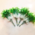 thumbnail image 4 of Trayknick 10Pcs Bean Sprout Artificial Fake Plant Plastic Potted Home Office Table Desk Decor, 4 of 11