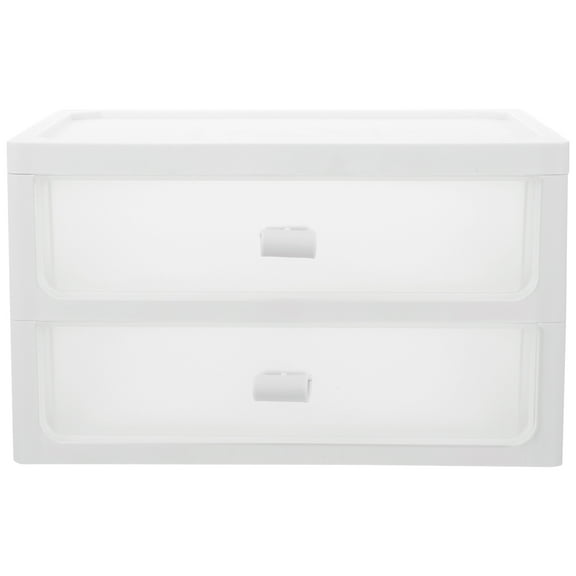 ULTNICE Multi Layer Desk Storage Organizer Drawers Plastic for Office and Home Use White