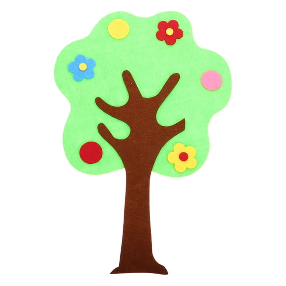 TABLZONE Realistic Green Tree Wall Stickers for Classroom Fall Bulletin Boards