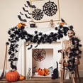 thumbnail image 3 of Up to 65% Off Black Decorations Halloween Garland Fall Decor Black Garland Fall Wall Hanging Maple Leaves Artificial Black Maple Leaf Vine - Halloween Decorations Clearance,Fall Decoration for Home, 3 of 8