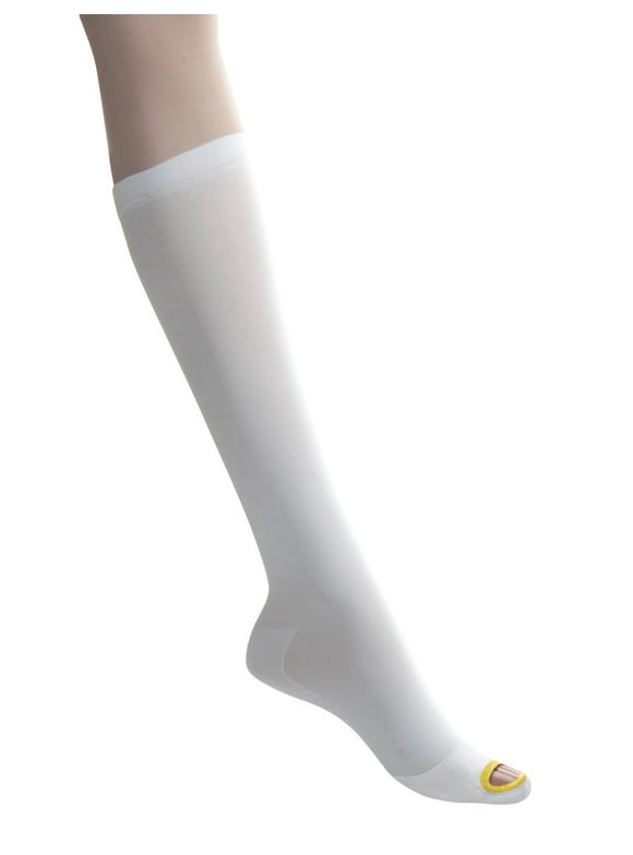 EMS Knee Length Anti-Embolism Stockings,White,Small MDS160624