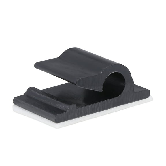 100 PCS Cord Clip Cable Ties Adhesive Cable Clamp Cord Tie Cable Fixer Ethernet Cable Wire Clamp Cord Management Ties