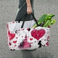 thumbnail image 7 of LOVE Large Capacity Reinforced Oxford Cloth Storage Bin - Reusable, Foldable Picnic Baskets, Decorative Box, and Tote Bag, 7 of 7