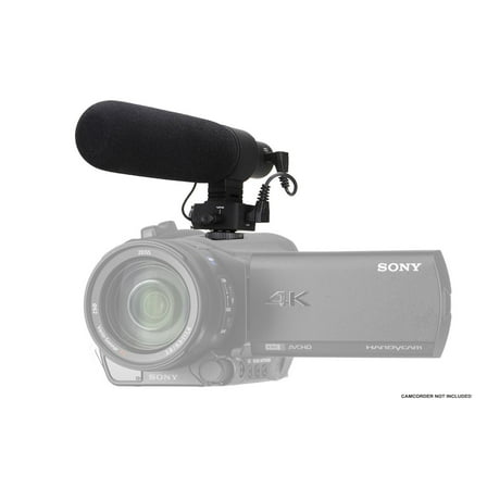 Sony FDR-AX700 Advanced Super Cardioid Microphone (Stereo/Shotgun) With Dead Cat Wind Muff