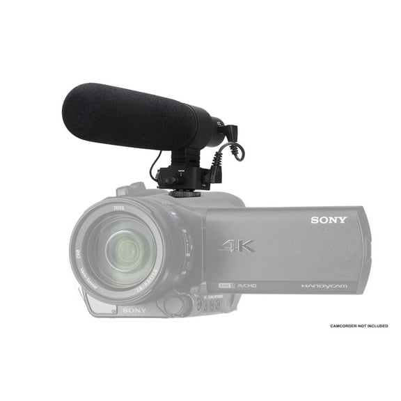 Sony FDR-AX700 Advanced Super Cardioid Microphone (Stereo/Shotgun) With Dead Cat Wind Muff