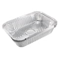 thumbnail image 1 of 10" x 7.5" Aluminio Papel Sartenes, 59oz Desechables Bandejas Contenedores para Cocina Asar Hornear Cocinar 4uds, 1 of 5