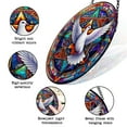 thumbnail image 3 of Dove & Star of David Stained Glass Suncatcher, Dove & Star of David Glass Suncatchers for Windows For Merry Christmas, 3 of 7