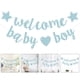 thumbnail image 3 of Bienvenido Baby Banner Baby Shower Hanging Flag Banning Género Revelación Decoración de la fiesta, 3 of 4
