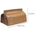 thumbnail image 2 of HOMEMAXS Wipe Holder Tissue Box Storage Office 19.50X13.00X12.00CM Brown, 2 of 8