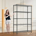 thumbnail image 3 of Heavy-Duty 1750 LB Capacity Steel Shelving Unit with 5-Tier Adjustable Racks (350 LB Per Shelf) for Garage, Home, or Office Storage – 17.7x47.2x72.3 Inches, 3 of 8