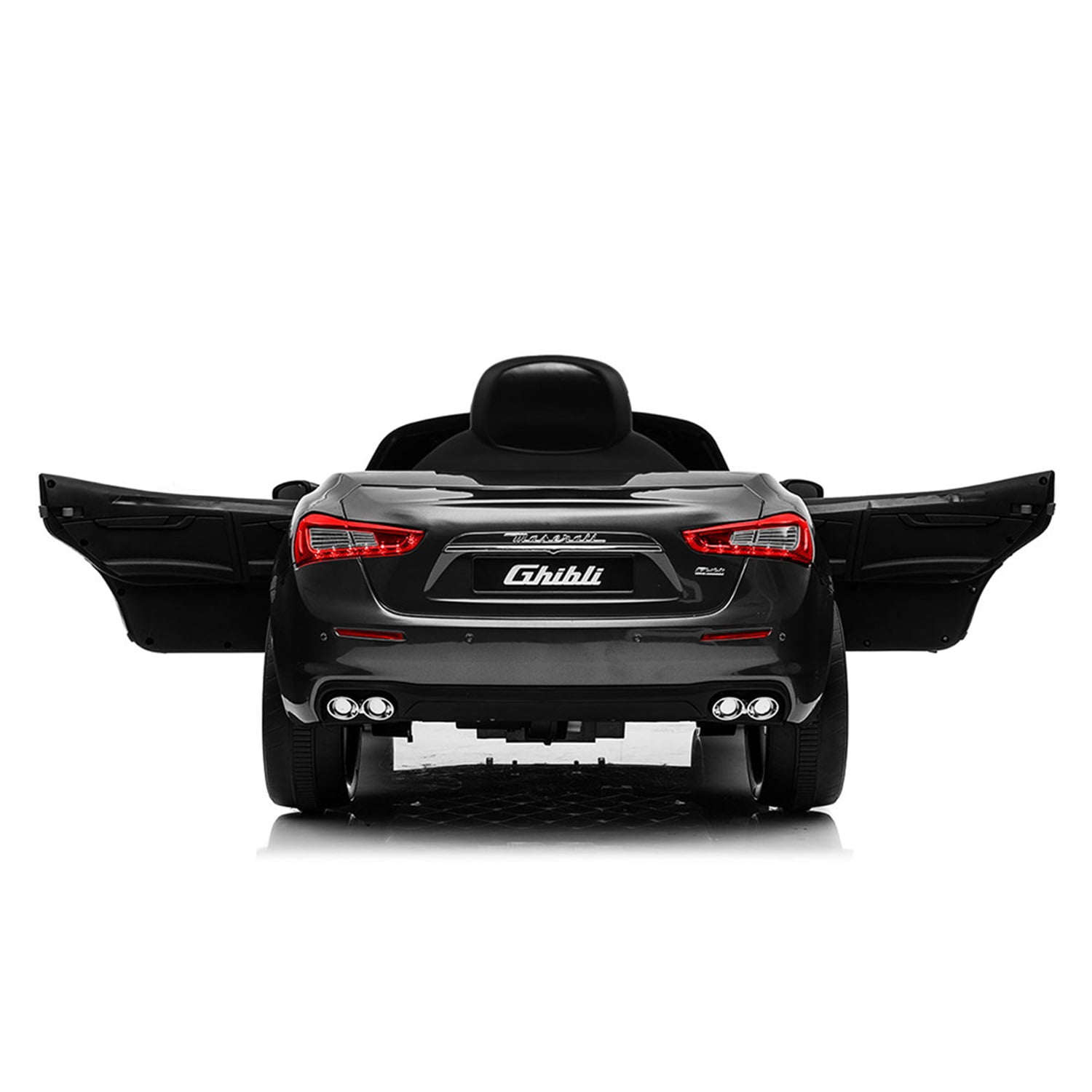 CIPACHO 12V Kids Ride On Car with 2.4G Remote Control,Battery Powered Electric Ride On Vehicle Double Doors, Black