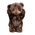 thumbnail image 2 of 9.84 Inch Jointed Alpaca Wool Plush Bear - Handmade With Glass Eyes, 2 of 5