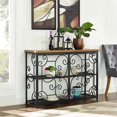 thumbnail image 2 of Crosley Racines Métal Armoire d'Accent en Noir, 2 of 9