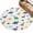 White, variant on 2'x6' Rug Runners for Hallways Kitchen, Cartoon Dinosaur Non Slip Entryway Beside Floor Carpet Runner, Watercolor Funny Cute Dino Sun Purple Washable Laundry Room Bedroom Throw Rugs Mat