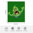 thumbnail image 4 of Ghostbusters Slimer Blanket Luxury Soft Fuzzy Flannel Fleece Throw Blanket Decor Gift For Bed Sofa Couch Car 60x50in, 4 of 7