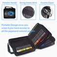 thumbnail image 5 of 120 Colored Pencils Kit, Oil-Based Soft Core Art Supplies with Zipper Case, Ideal for Sketching and Shading, Professional Drawing Pencil Set, 5 of 7