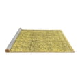 thumbnail image 2 of Ahgly Company Machine Washable Indoor Rectangle Oriental Yellow Industrial Area Rugs, 7' x 9', 2 of 4