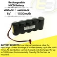 thumbnail image 5 of Exit Light Battery for Powersonic 026139 A1314610 Sure-Lites 026-139, 5 of 7