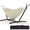 Beige, variant on Portable Hammock with Stand, 500 lbs Capacity Hammock for Indoor & Outdoor Use, Includes Carry Bag & Adjustable Steel Frame(Blue & white stripes)