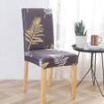 thumbnail image 2 of Funda de asiento lavable y extraíble para una elegante decoración de habitación, funda protectora para silla de comedor de hotel, 2 of 8