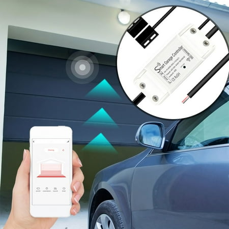 

Tiitstoy Tuya Smart Home WiFi Garage Door Controller Timed Garage Flap Roller Shutter Door Smart Switch Pass-Through Switches