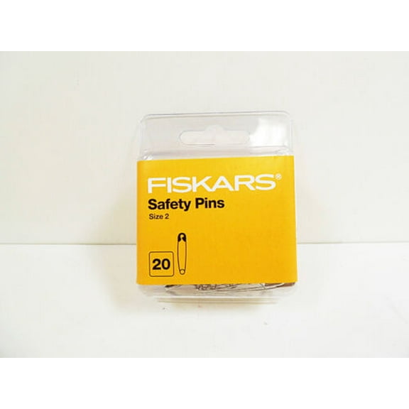 Safety Pins 20 Count Size 2 Nickel Plate Rust Resistant Sewing Accessories