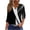 Black, variant on YVNAURA Women's 3/4 Sleeve V Neck Eyelet Blouse Summer Tops 2026 Loose Fit Tunic Button Down Shirts Dressy Casual Boho Holiday Vacation Outfits, Black,L