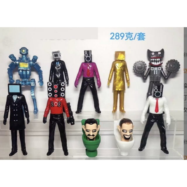Skibidi Toilet Man figura de cámara de hombre, altavoz de TV, modelo de hombre, camarógrafo, muñeca divertida, figuras de acción, decoraciones, PVCl, juguete coleccionable