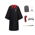 thumbnail image 1 of Slytherin Ravenclaw bata Hufflepuff Unisex, disfraz de Halloween para estudiantes, capa de mago mágico, Cosplay de fiesta, 1 of 4