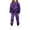 Dark Purple, variant on YOUYEDIAN Halloween Hoodies for Teen Girls Funny 2 Piece Sweatsuit Fall Winter Cute Long Sleeve Hooded Hoodies Fashion Fleece Sweatpants (Black, 4-5 Years)