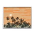 thumbnail image 3 of Stupell Industries Tropical Summer Sunset Orange Sky Palm Trees, 30 x 24, Design by Ziwei Li, 3 of 5