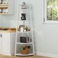 thumbnail image 3 of Tribesigns 5 Tier Corner Bookshelf, 70 inch Tall Corner Ladder Shelf, Industrial Plant Stand for Living Room, Bethroom, Kitchen, 3 of 6