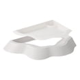 thumbnail image 1 of Comedero para reptiles, comedero con rampas, adorno para piscina extraíble, alimento para tortugas. Blanco, 1 of 9