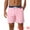 Pink, variant on DARING DIVA Men's Lining Surfing Drawstring Swimming Shorts 30 Black