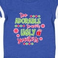 thumbnail image 4 of Inktastic Too Adorable to Wear Ugly Sweaters Boys or Girls Baby Bodysuit, 4 of 5
