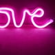 thumbnail image 5 of Letrero LED de neón de amor, tablero PS y lámpara acrílica de letrero de amor con orificios para colgar para confesión, propuesta de matrimonio, funciona con batería rosa, 5 of 5