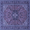 thumbnail image 1 of Ahgly Company Machine Washable Indoor Square Persian Blue Traditional Area Rugs, 8' Square, 1 of 4