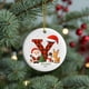 thumbnail image 5 of Adornos navideños con letras del alfabeto | 26 colgantes decorativos | Decoración navideña personalizada para hacer tú mismo, 5 of 6