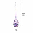 thumbnail image 2 of Halloween Spider Egg Sack Lights, 3.2 Foot Hanging Web Decoration with Black Spider and Battery-Powered LEDs, Outdoor Porch Tree Fence Accent, Haunted House Party Decor (Muticolor), 2 of 5