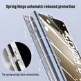 thumbnail image 2 of Dteck for Samsung Galaxy Z Fold 6 Case with Hinge Protection, Ultra Slim Plating Hard PC Clear Case with Hidden Stand Full Body Shockproof Case with Metal Camera Protector,Blue + HD Screen Protector, 2 of 5