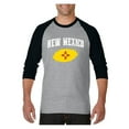 thumbnail image 1 of MmF - Mens Raglan Sleeve Baseball T-Shirts, up to Size 3XL - New Mexico, 1 of 4