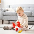 thumbnail image 3 of Plush Chicken Toy, Soft Stuffed Animal, Lifelike Sitting Chicken Cushion for Kids and Adults, Tear-Resistant PP Cotton Filled, Multi-Use Lumbar Pillow and Home Decor, 3 of 6