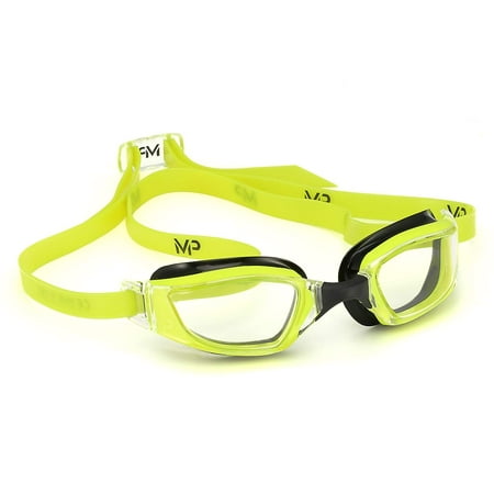 XCEED Swimming Goggles, Clear Lens, Yellow/Black Frame, Synthetic By MP Michael