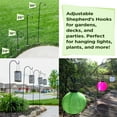 thumbnail image 3 of Natures Shepherds Hooks – 4 Adjustable Outdoor Poles for Bird Feeders, Lanterns & Plants, 3 of 6